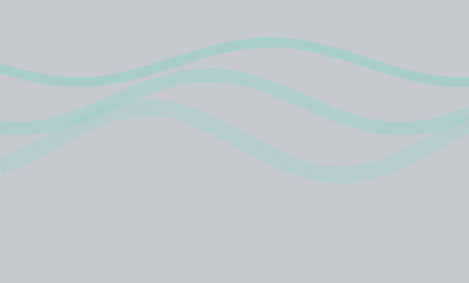 Arctic theme, wide waves on a frost-gray field